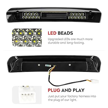 Amazon.com: Tresound Led 3rd Brake Cargo Light for 2002-2008